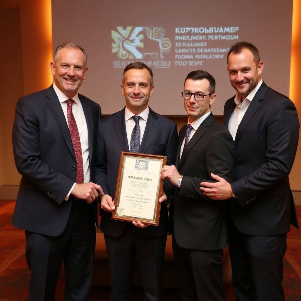Award ceremony property development excellence recognition Turkish real estate